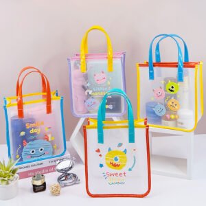 Bolsa cuadrada de malla - Serie Doodle Monster