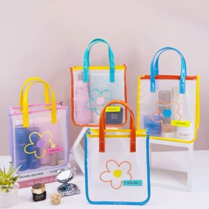 Bolsa cuadrada de malla - Serie de flores de sol