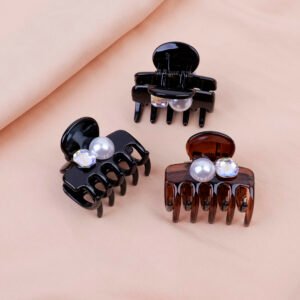 Clip de garra pequeña de moda de diamantes estilo mixto - 7