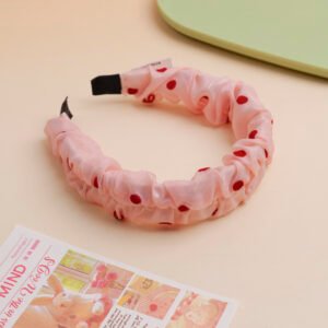 Diadema de encaje con puntitos