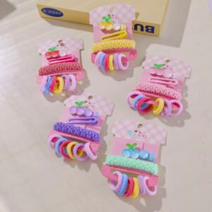 Conjunto de accesorios para el cabello Cherry 9pcs