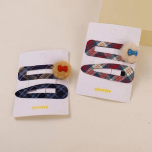 Peineta de Bowknot Fabric 2pcs-1