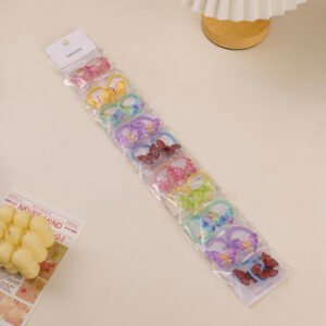 Laços de cabelo para crianças borboleta 2pcs