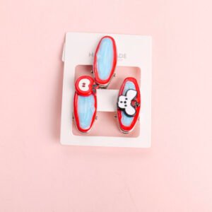 Pinzas de pelo de perro y manzana 3pcs