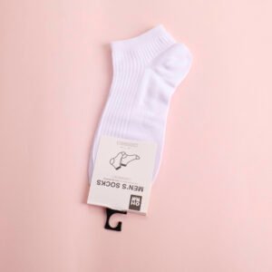 Medias blancas de tobillo para hombres