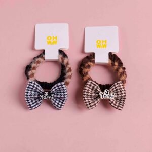 Check Bowknot Series Lazo para el cabello 2pcs-8