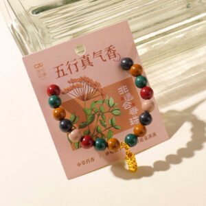 Pulsera de cuentas perfumadas de Pixiu de un solo color