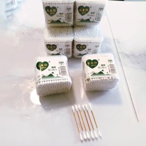 Bambú Carbón Caja Cuadrada Algodón Firmar 200pcs-723