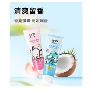 Pasta de dientes BOP x Sanrio Pochacco - Sabor a melocotón blanco, tubo de 100 g