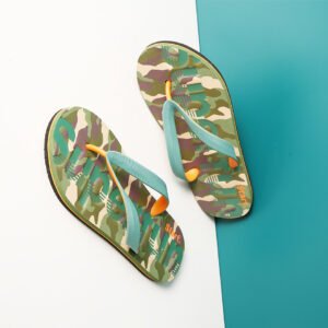 Zapatillas de hombre con letras a la moda camufladas camuflaje verde 42-43