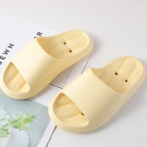 Zapatillas de Baño para Mujer - Amarillo Cálido 39-40