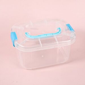 Caja de almacenamiento de plástico transparente