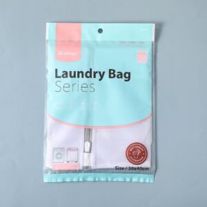 60g gris+blanco bolsa lavandería 30*40