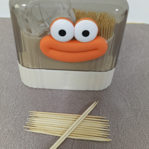 Combinación de hilo dental con palillo de dientes de boca grande