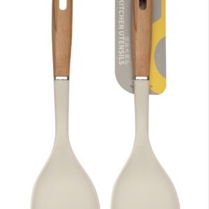 Silicone Turner con mango de madera S581
