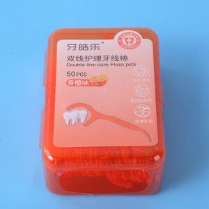 Sticks de Seda Dental Sabor Naranja 50pcs