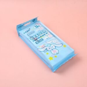 Paquete de 4 toallitas Cotton Soft para manos y boca - Azul