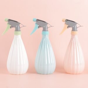 Bote de spray de cuello largo de color sólido 600ml-6028