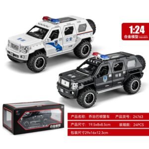 1: 24 George Patton Coche de policía