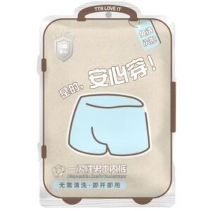 TTR Travel Disposable Cotton Men’s Panties 2XL (3pcs)
