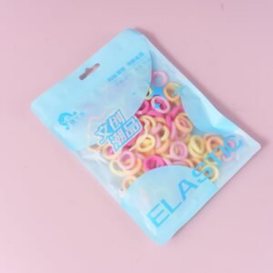 Scrunchies en bolsa coloridas -1168