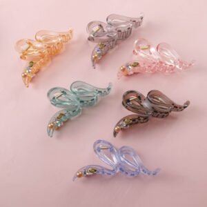 Macaron Geometric Hair Claw 13cm
