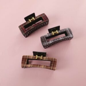 Rhinestone Square Hair Claw 13cm