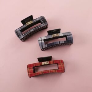 Transparent Square Hair Claw 13cm