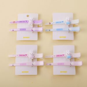 12cm Cute Bunny Hair Clips 2pcs