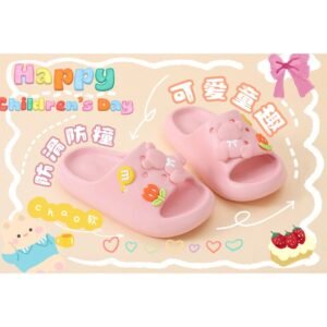 Zapatillas para niños Button Bear - Rosa 34-35